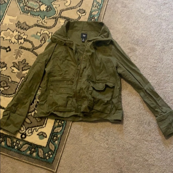 GAP Jackets & Blazers - Green military style jacket